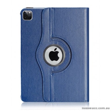 360 Degree Rotating Case for Apple iPad Pro 11 inch 2020  Navy Blue