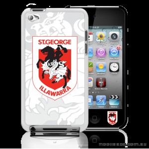 NRL Licensed St. George Illawarra Dragons Watermark Case for iPod Touch 4 