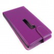 Synthetic PU Leather Flip Case for Nokia Lumia 920 - Purple
