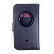Synthetic Leather Wallet Case for Nokia Lumia 1020 - Black
