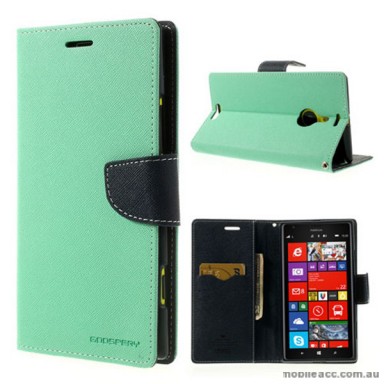 Mercury Goospery Fancy Diary Wallet Case for Nokia Lumia 1520 - Mint