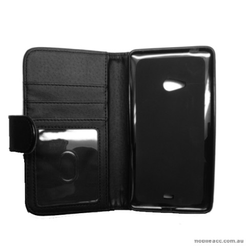 Wisecase wallet case for Lumia 540 Black