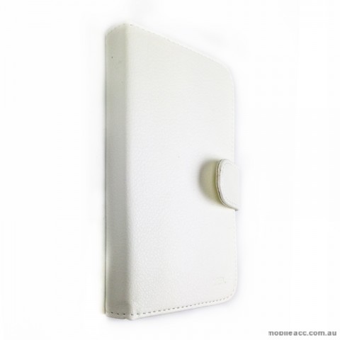 Loel Quality Wallet Case for Samsung Galaxy Note2 N7100 - White
