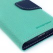 Mercury Goospery Fancy Diary Wallet Case for Samsung Galaxy S4 mini - Green