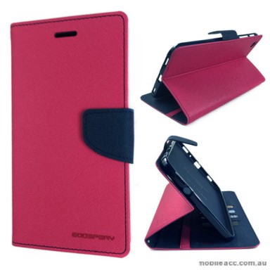 Korean Mercury Fancy Diary Wallet Case Samsung Galaxy Tab 3 8.0 - Hot Pink
