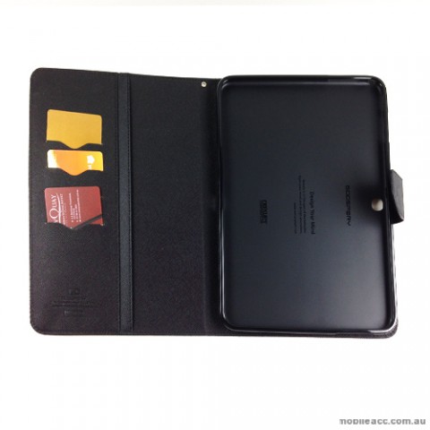 Mercury Goospery Fancy Diary Case for Samsung Tab 3 10.1 - Black