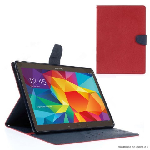 Mercury Goospery Fancy Diary Wallet Case for Samsung Galaxy Tab S2 9.7 Red