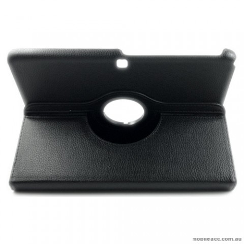 360 Degree Rotating Case for Samsung Galaxy Tab 4 10.1 - Black