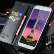 Korean Mercury Fancy Diary Wallet Case Cover for Samsung Galaxy Note 5 Black