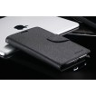 Korean Mercury Fancy Wallet Case for Samsung Galaxy Note 4 - Black
