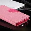 Korean Mercury Fancy Diary Case for Samsung Galaxy Note 4 - Baby Pink