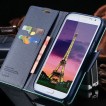 Korean Mercury Fancy Diary Case for Samsung Galaxy Note 4 - Green