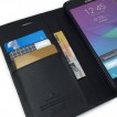 Korean Sonata Wallet Case for Samsung Galaxy Note Edge - Black