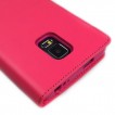 Korean Sonata Wallet Case for Samsung Galaxy Note Edge - Hot Pink
