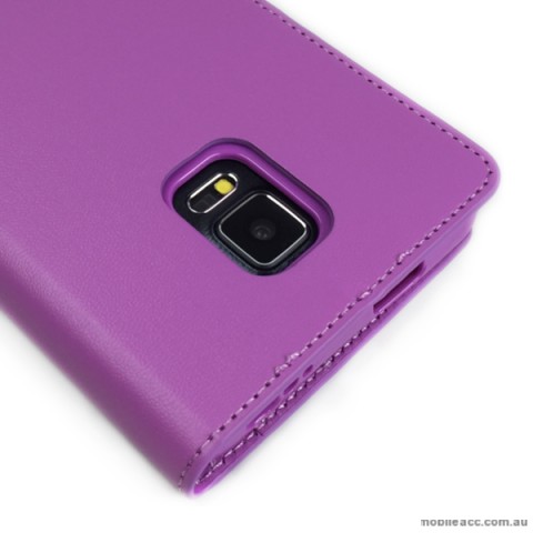 Korean Sonata Wallet Case for Samsung Galaxy Note Edge - Purple