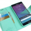 Korean Sonata Wallet Case for Samsung Galaxy Note Edge - Green