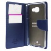Mercury Goospery Bravo Diary Wallet Case For Samsung Galaxy A3 2016 - Navy