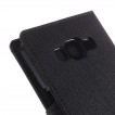 Korean Mercury Fancy Diary Wallet Case for Samsung Galaxy A5 - Black