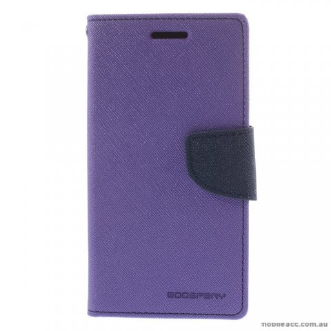 Korean Mercury Fancy Diary Wallet Case for Samsung Galaxy A5 - Purple