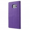 Korean Mercury Fancy Diary Wallet Case for Galaxy S6 - Purple