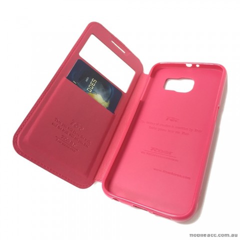 Roar Wallet Case Cover for Samsung Galaxy Note 5 Hot Pink