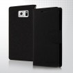 Korean Mercury Fancy Diary Wallet Case for Samsung Galaxy S6 Edge - Black