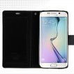 Korean Mercury Rich Diary Wallet Case for Samsung Galaxy S6 Edge Black