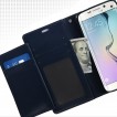 Korean Mercury Rich Wallet Case for Samsung Galaxy S6 Edge Purple