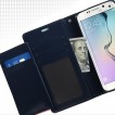 Korean Mercury Rich Diary Wallet Case for Samsung Galaxy S6 Edge Green