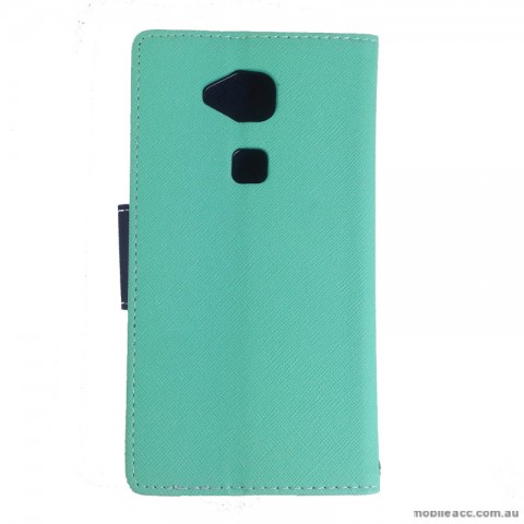 Mooncase Stand Wallet Case for Samsung Galaxy J1 Ace Green