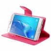 Mercury Goospery Bravo Diary Wallet Case For Samsung Galaxy J7 2016 - Hot Pink