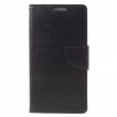 Mercury Goospery Bravo Diary Wallet Case For Samsung Galaxy J7 Prime - Black