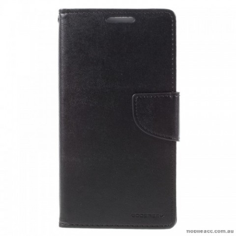 Mercury Goospery Bravo Diary Wallet Case For Samsung Galaxy J7 Prime - Black