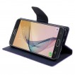 Mercury Goospery Fancy Diary Wallet Case For Samsung Galaxy J7 Prime - Purple