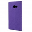 Mercury Goospery Fancy Diary Wallet Case For Samsung Galaxy A3 2017 Purple