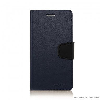 Korean Mercury Sonata Wallet Case for Samsung Galaxy Note 5 - Blue