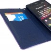 Mercury Goospery Fancy Diary Wallet Case for Sony Xperia Z - Purple