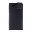 Synthetic Leather Flip Case with Wallet Card Holders for Sony Xperia Z1 Compact - Black