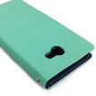 Mercury Fancy Diary Wallet Case for Sony Xperia M2 - Green