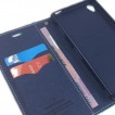 Korean Mercury Fancy Diary Wallet Case for Sony Xperia Z3 - Green