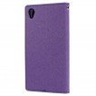 Korean Mercury Fancy Diary Wallet Case for Sony Xperia Z5 Purple