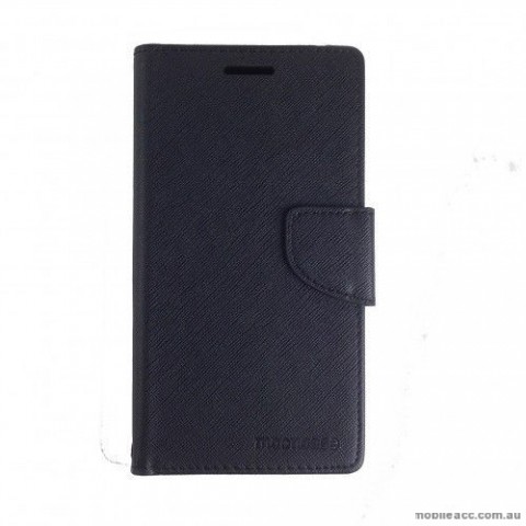 Mooncase Stand Wallet Case For Sony Xperia X - Black