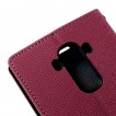 Korean Mercury Fancy Diary Wallet Case Cover LG G4 - Hot Pink