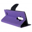 Korean Mercury Fancy Diary Wallet Case Cover LG G4 - Purple
