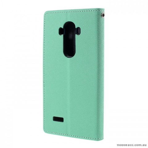 Korean Mercury Fancy Diary Wallet Case Cover LG G4 - Green