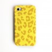 GOOD Quality Leopard Pattern Flip Case for Apple iPhone 4S / 4 - Yellow