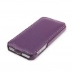 Melkco Synthetic Leather Flip Case for iPhone 5/5S/SE - Purple