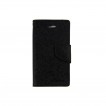 Mercury Goospery Fancy Diary Wallet Case for iPhone 5/5S/SE - Black