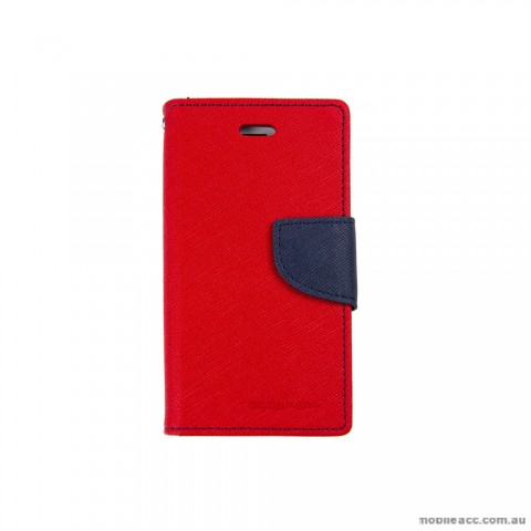 Mercury Goospery Fancy Diary Wallet Case for iPhone 5/5S/SE - Red