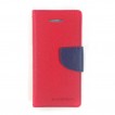 Mercury Goospery Fancy Diary Wallet Case for iPhone 5C - Red